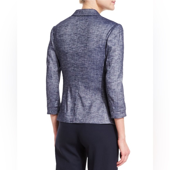 Theory -Linworth B Tierra Wash Jacket, Deep Denim medium 10 - Picture 3 of 15